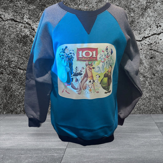 Fruit of the Loom Printed Youth sweatshirt (Dalmation)