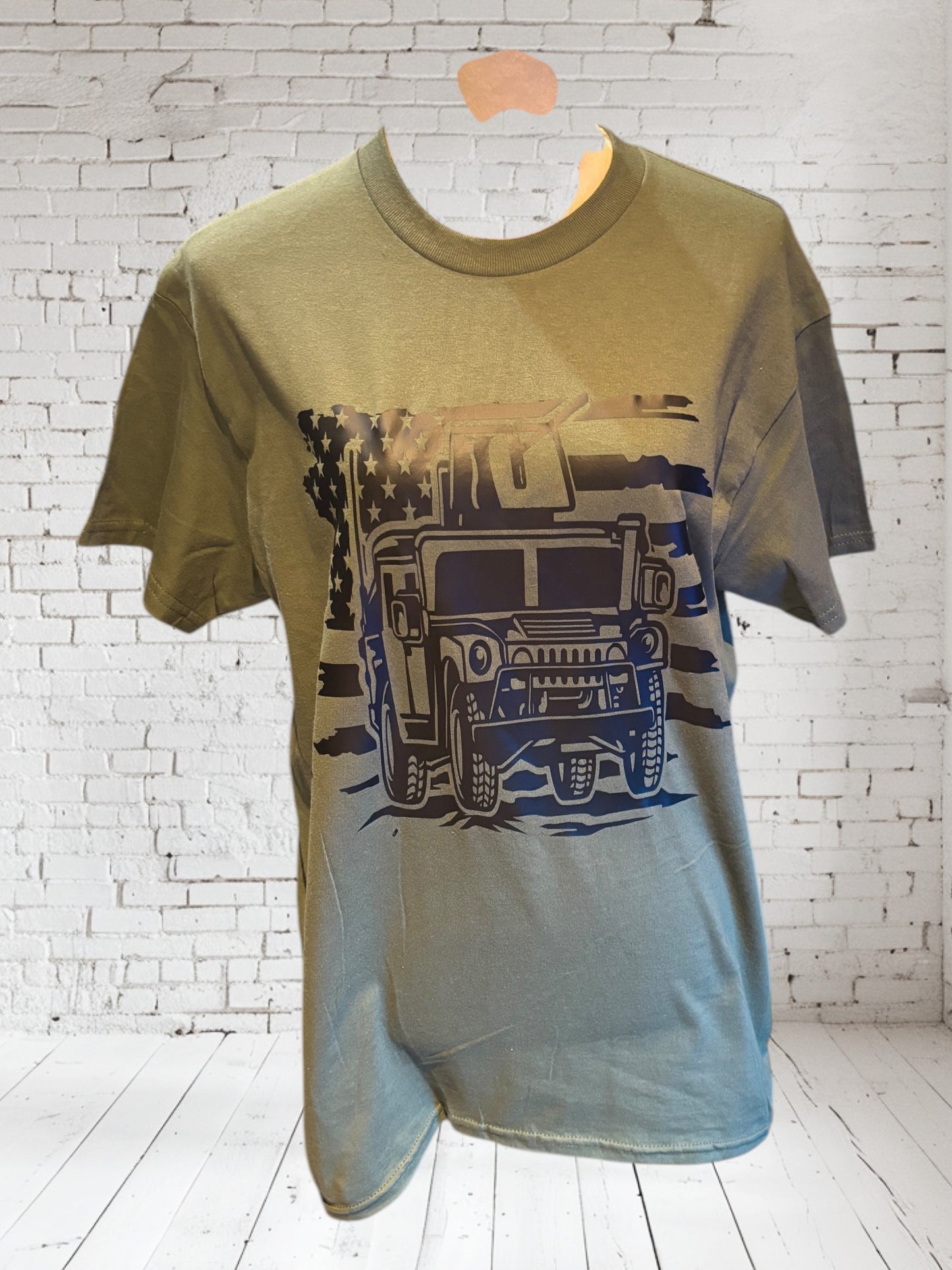 Printed Adult Gildan T-shirt (Military)