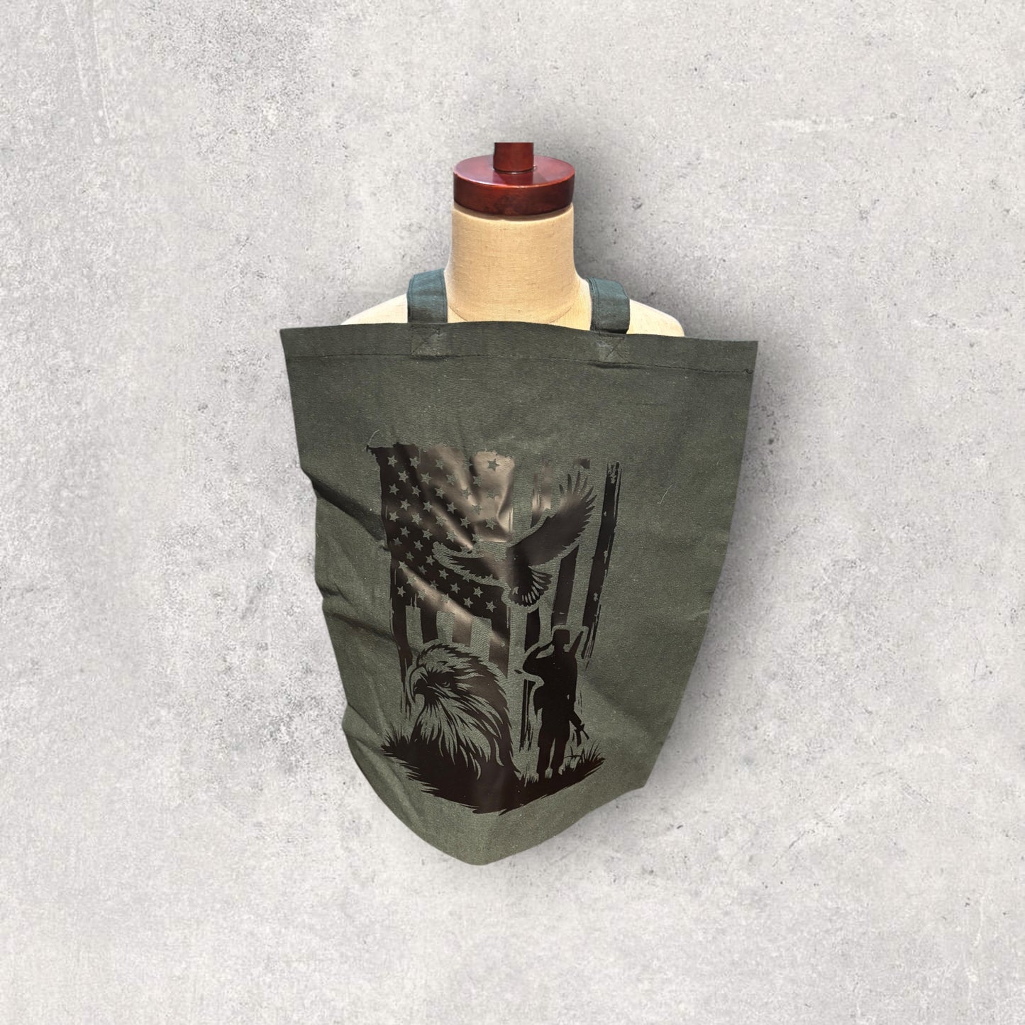 Printed Tote Bag (Military)