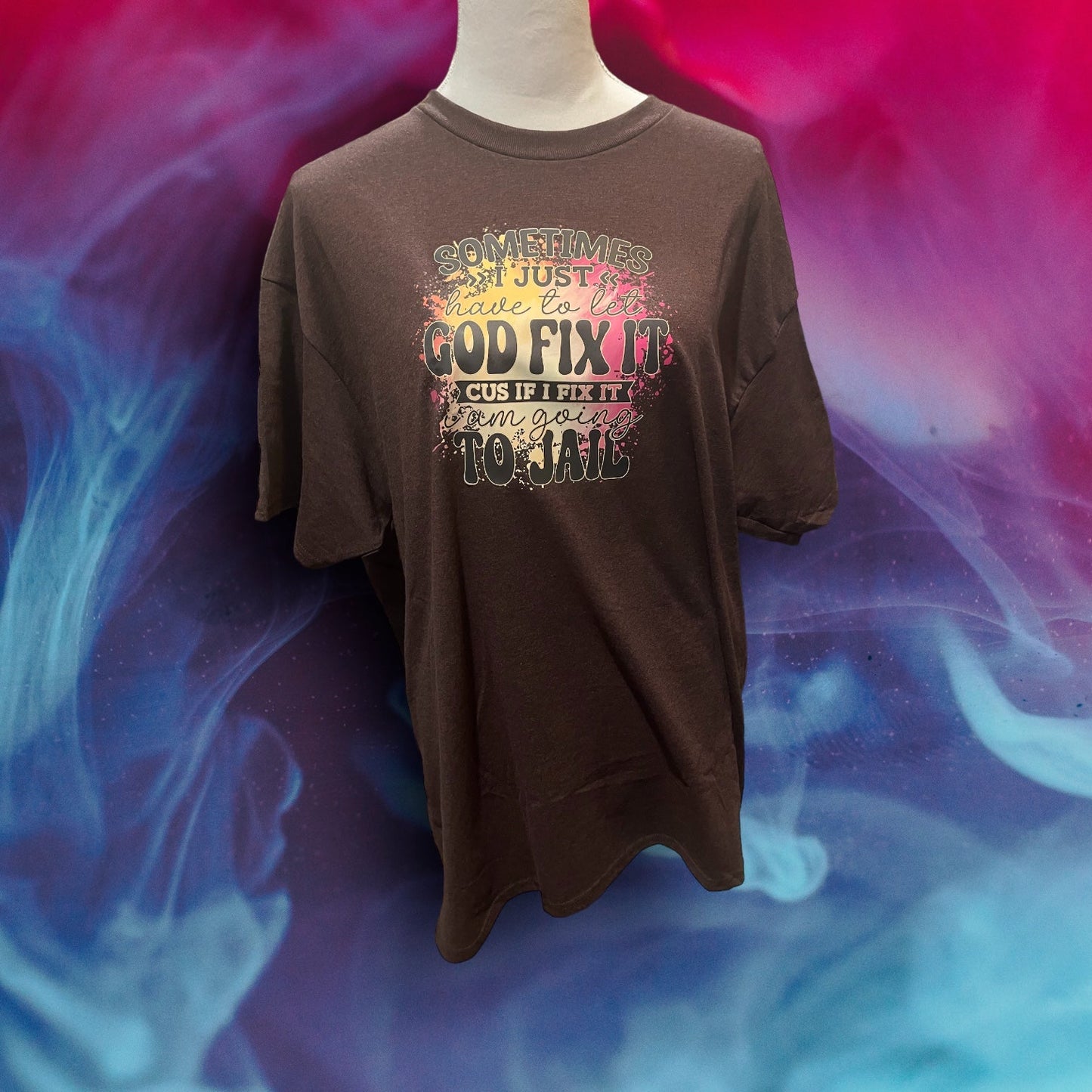 Printed T-Shirt (God Fix It)