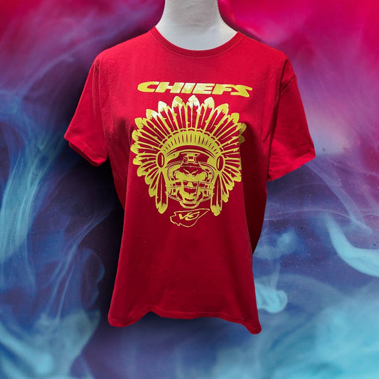 Printed T-Shirt (KC Chief Skull)