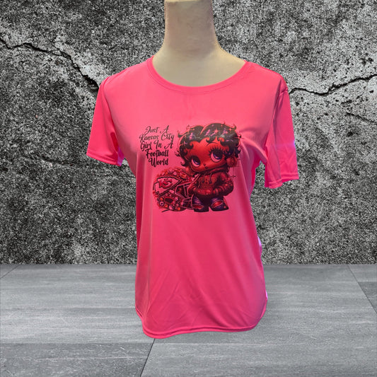 Adult Ladies Printed Port & Company T-Shirt (BettyB)