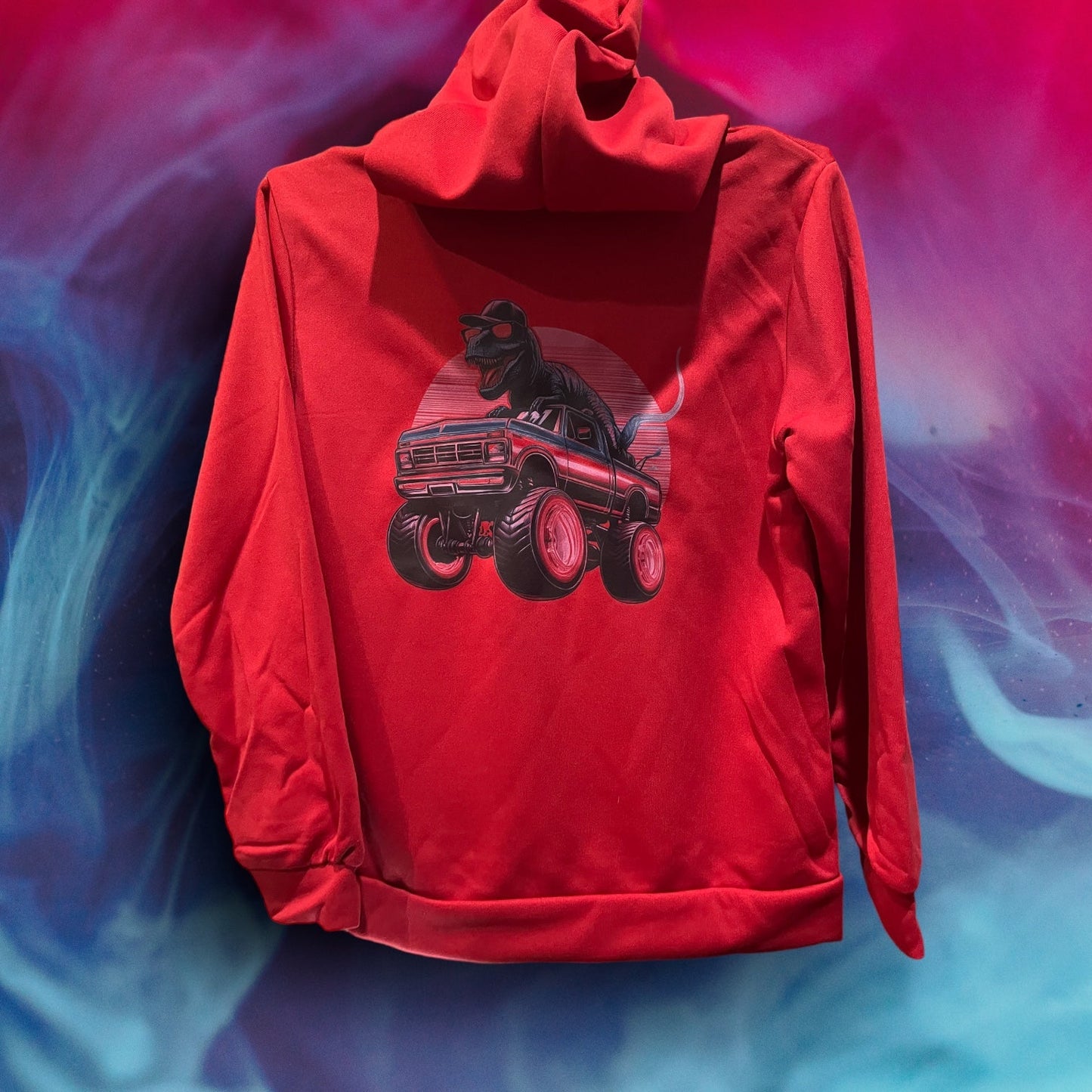 Printed Youth Sweat Outfit (Truck Dino)